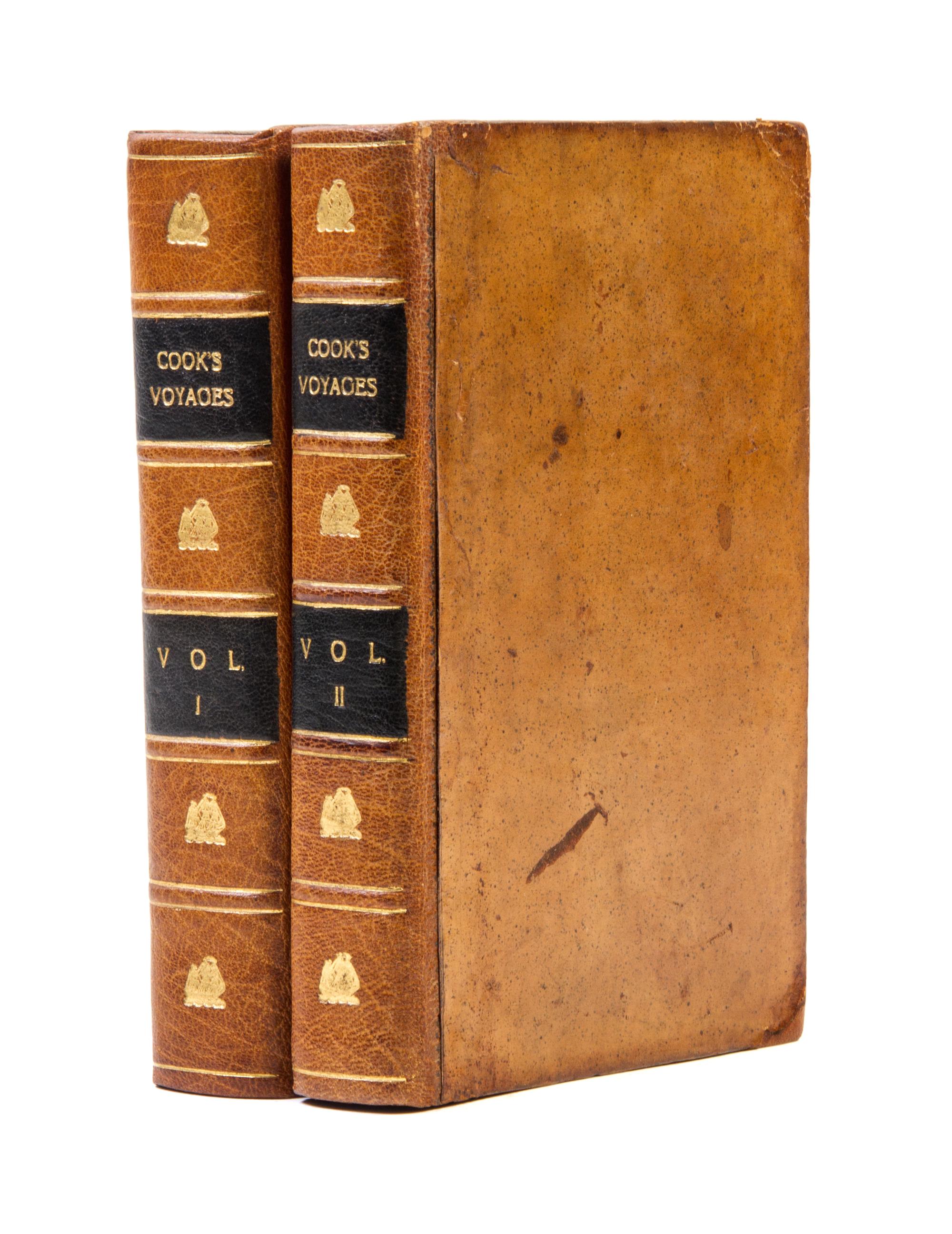 COOK, CAPTAIN JAMES. Captain Cook's Voyages Around the World. Glasgow, 1807. 2 (of 3) vols.
