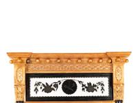 A Federal Style Giltwood and Églomisé Mirror