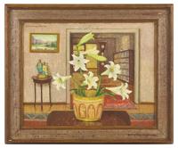 Interior with Lilies