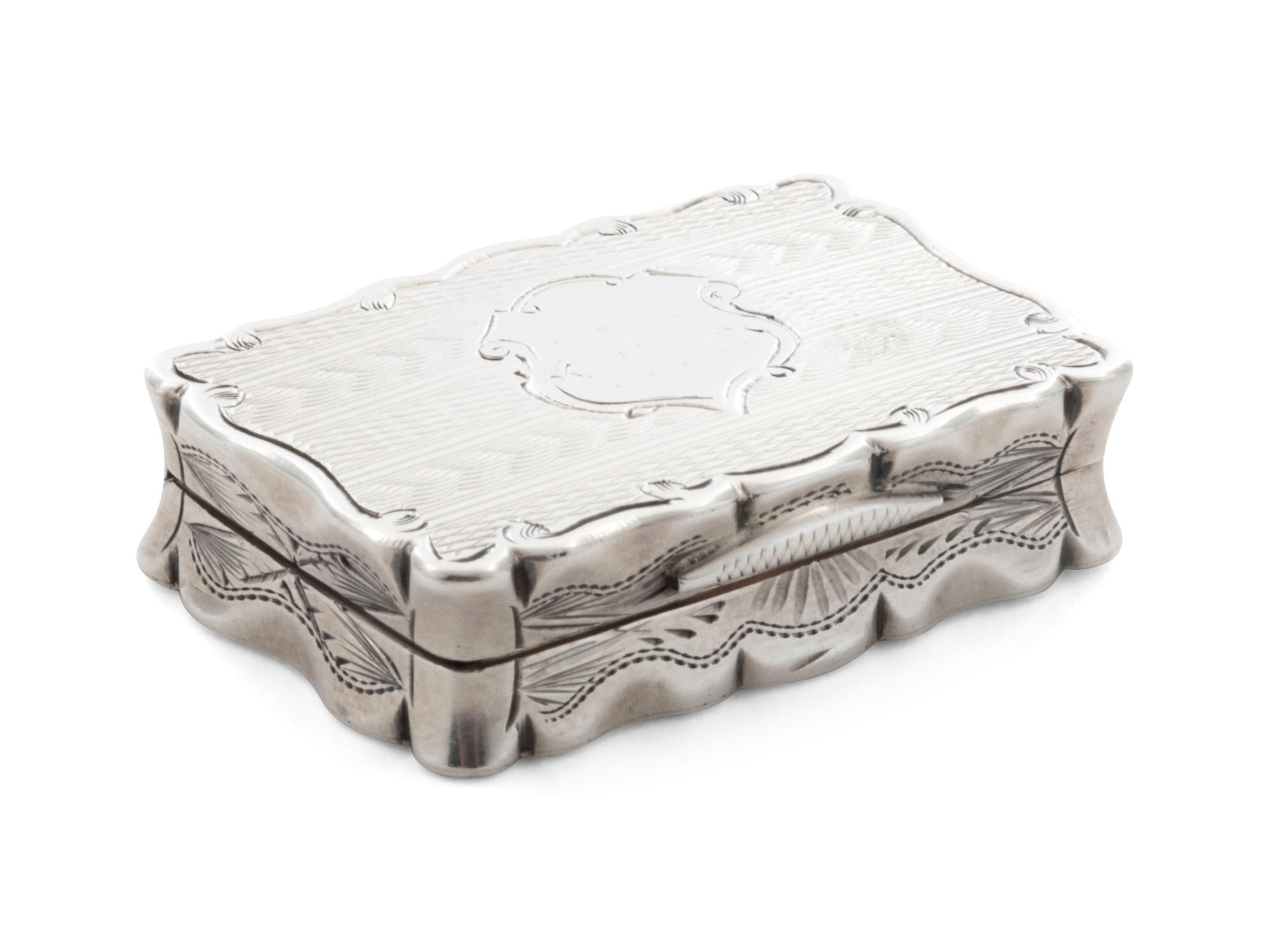 A Victorian Silver Vinaigrette