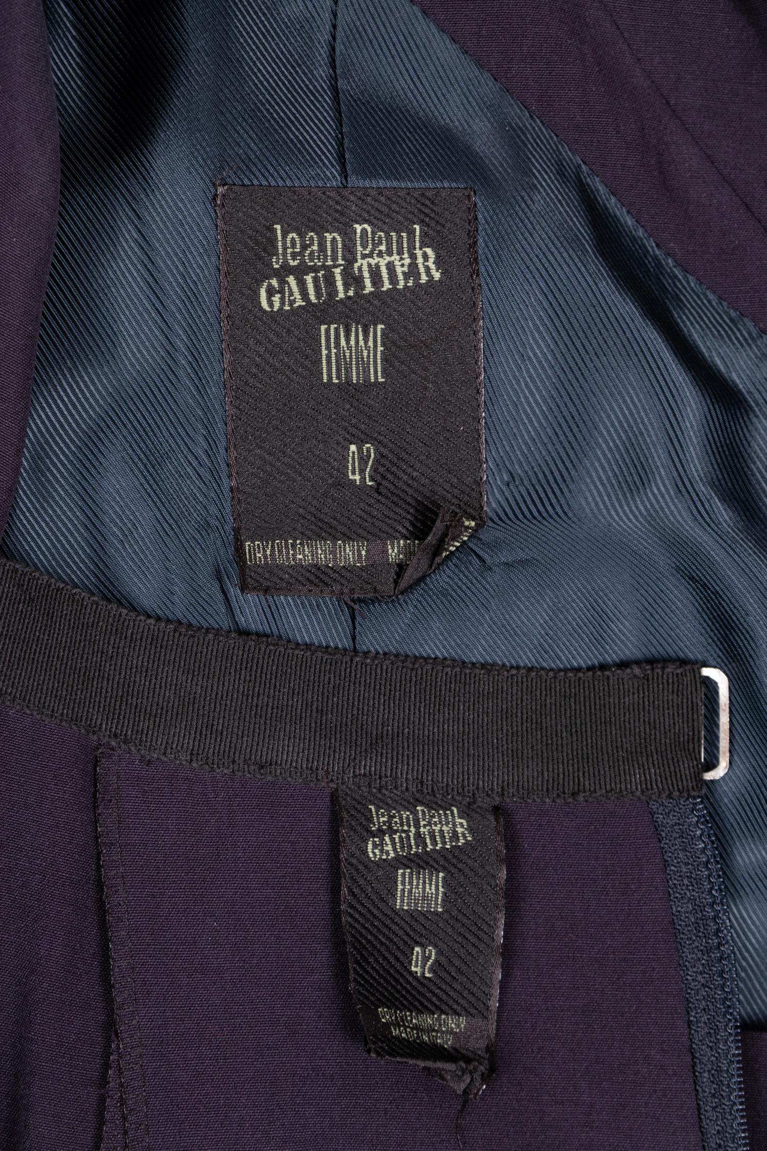 Two Skirt Suits: Jean Paul Gaultier and Gianni Versace, 1990s