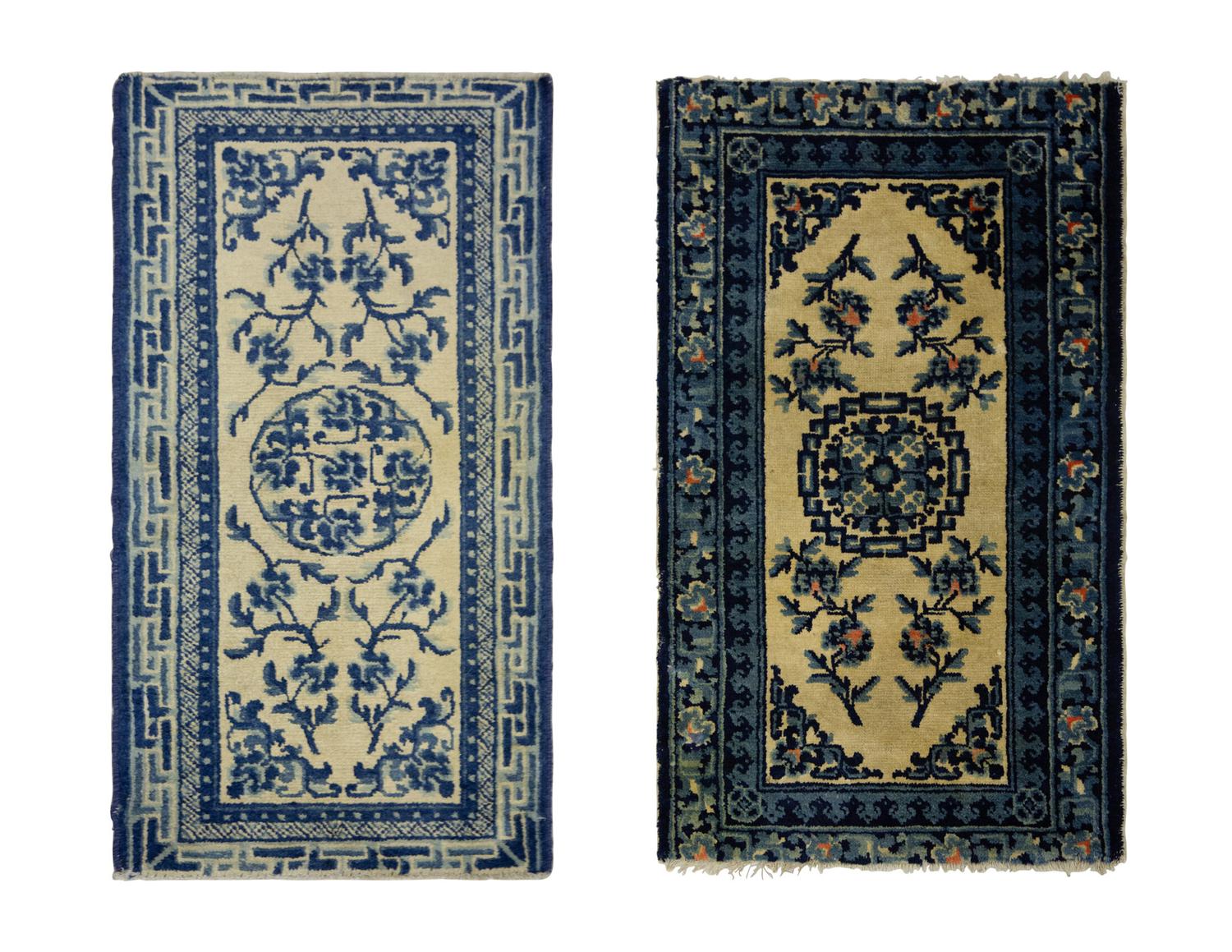 Two Chinese Wool Mats