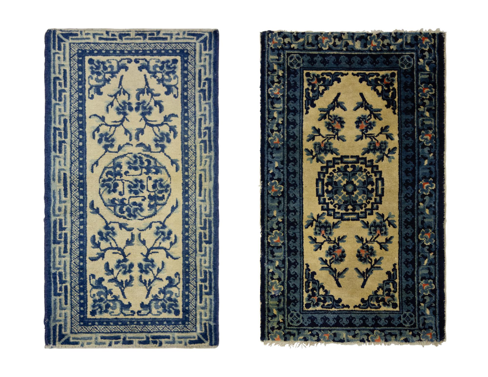 Two Chinese Wool Mats