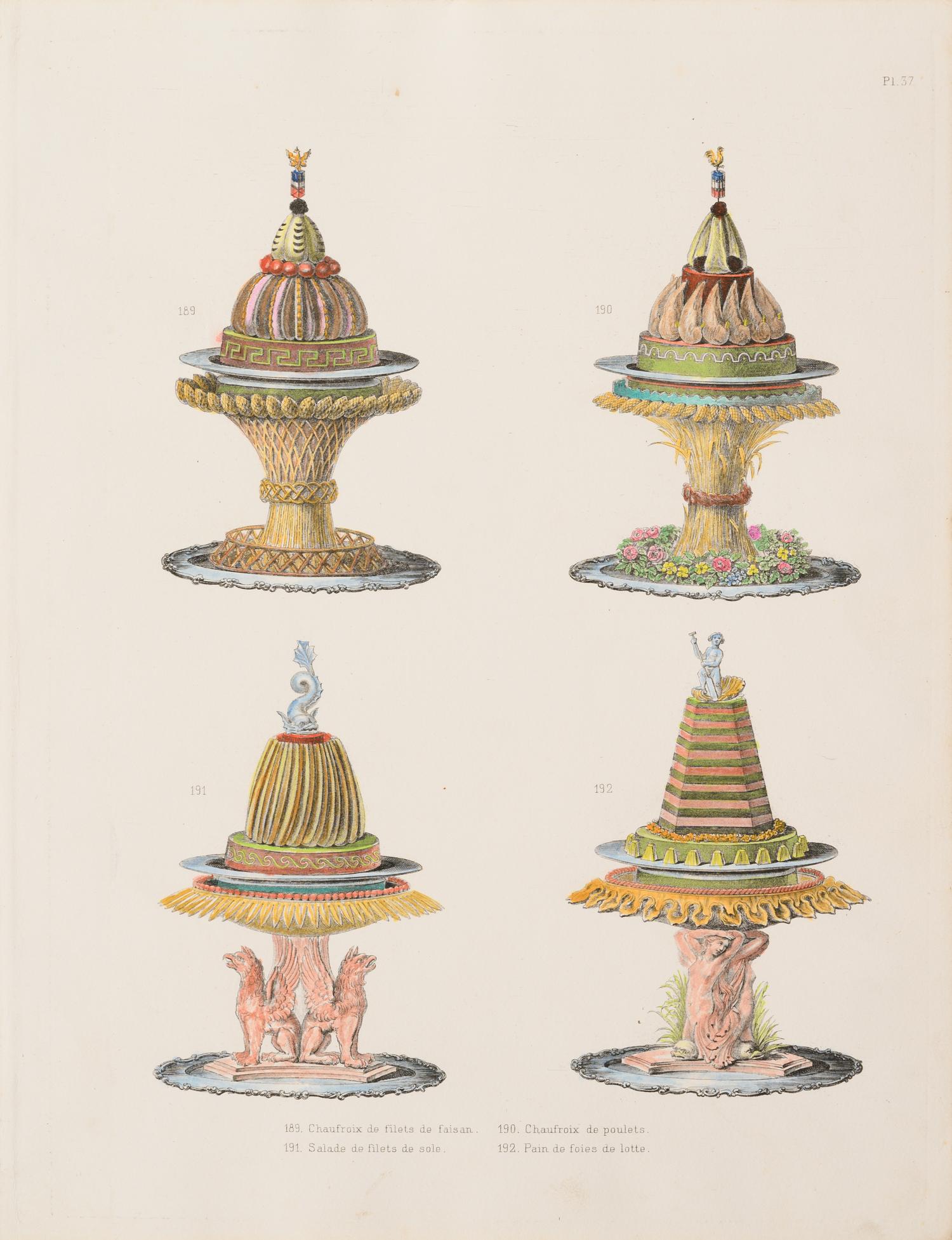Nine French Lithographs