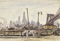 Brooklyn Bridge , 1929