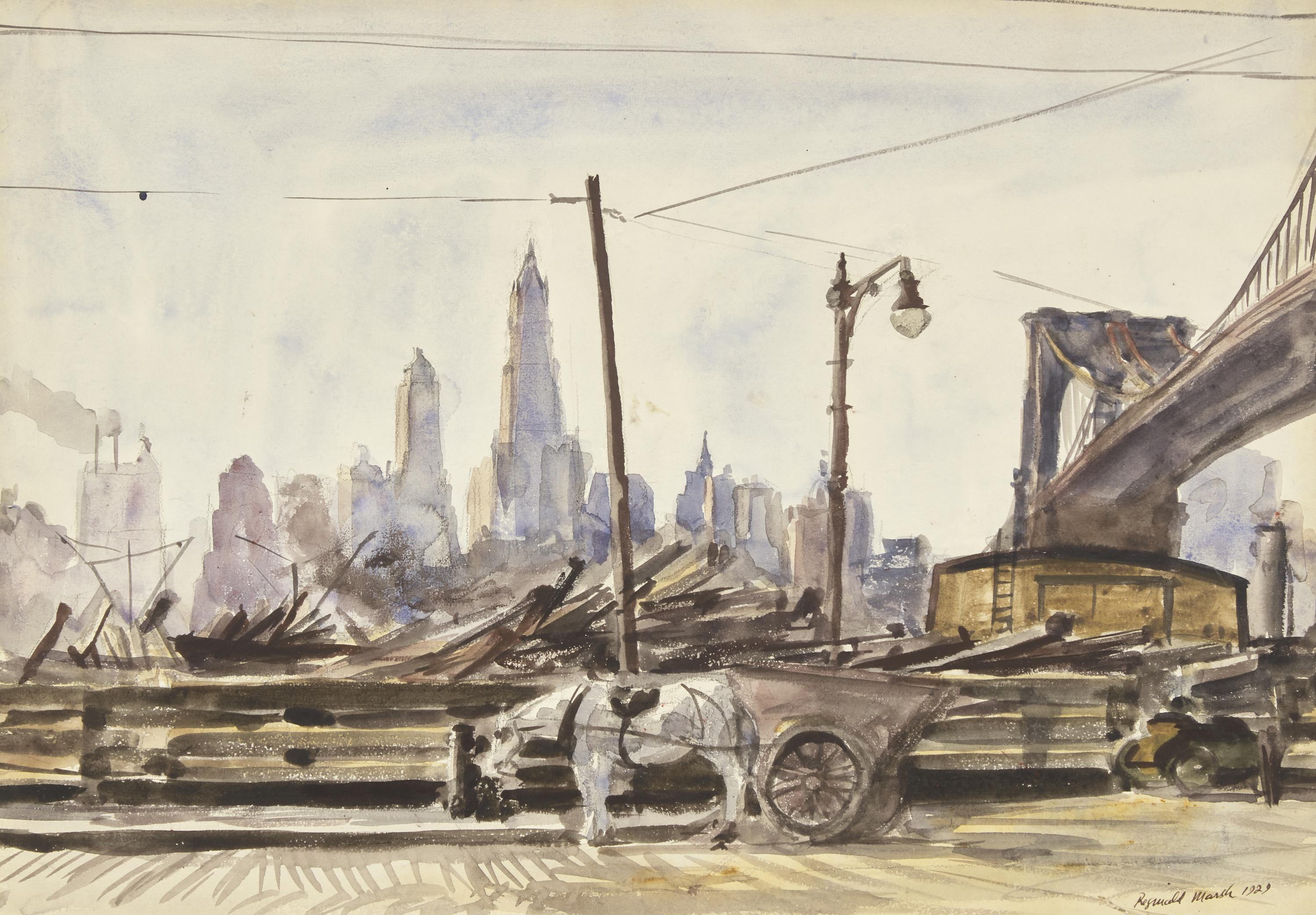 Brooklyn Bridge , 1929