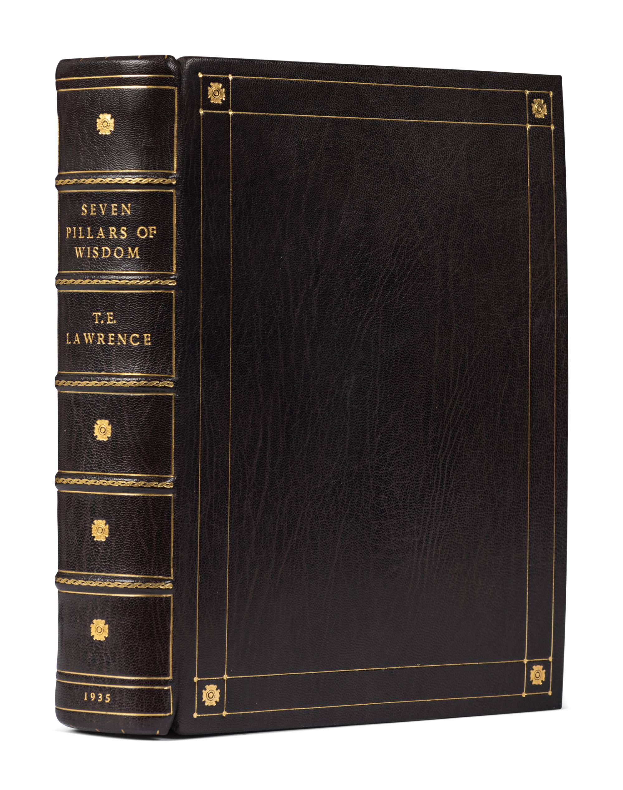 LAWRENCE, Thomas Edward (“T.E.”) (1888-1935). Seven Pillars of Wisdom a Triumph . London: Jonathan Cape, 1935.