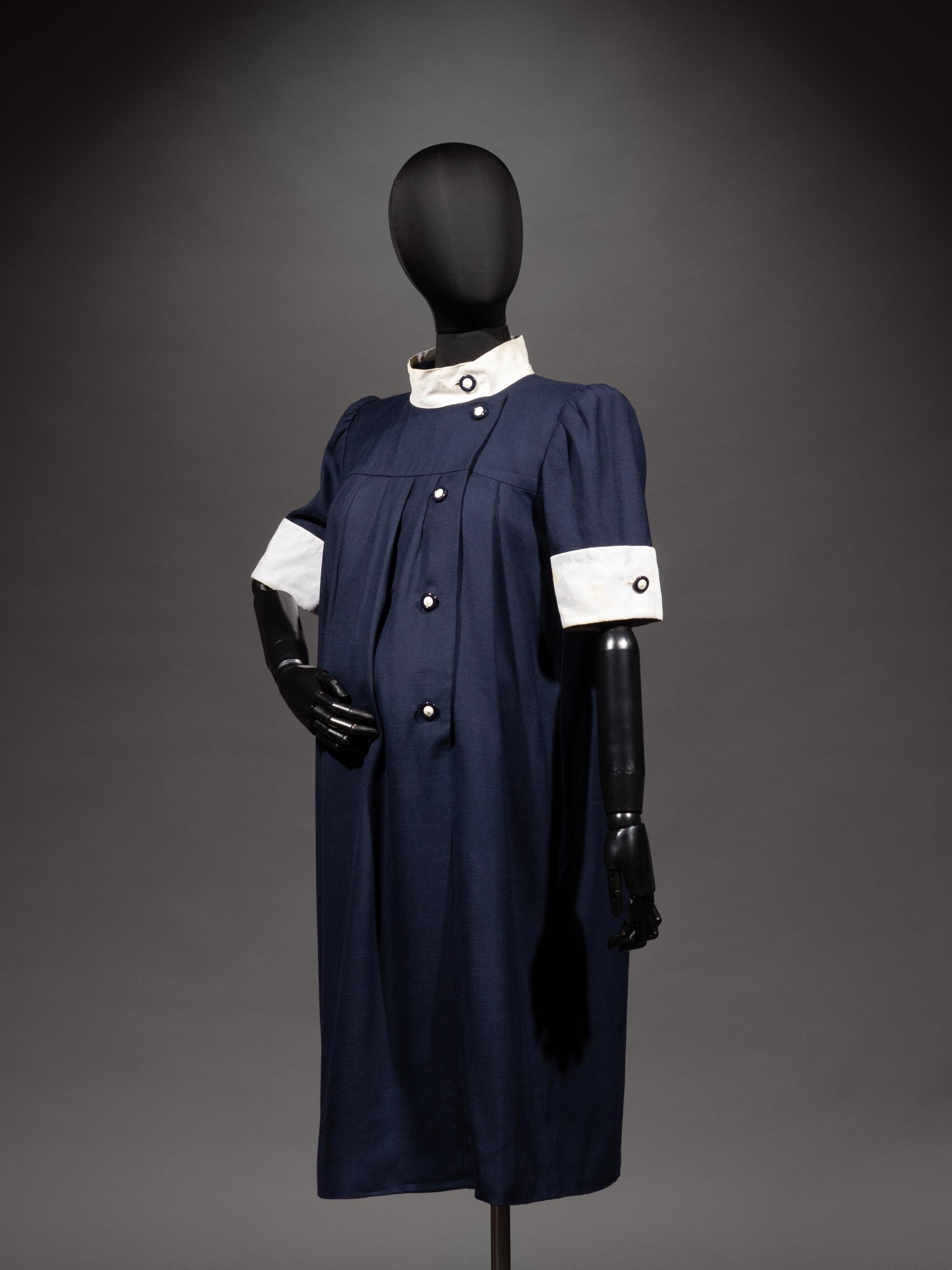 Two Givenchy Haute Couture Maternity Dresses, c.1984
