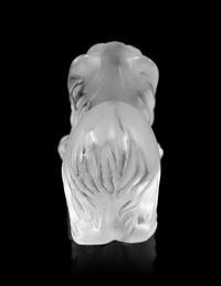 A Lalique Dog Figure