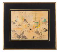 Sotheby's Auction, Edgar Degas, "Danseuse rose," 1971