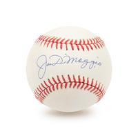 A Joe DiMaggio Single Signed Autograph Baseball (Beckett Authentication Services)