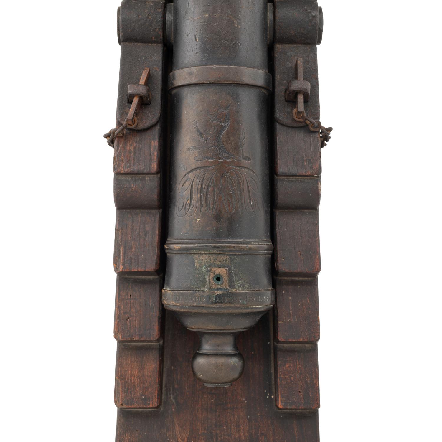19th Century Bronze Salute Gun by William Parker