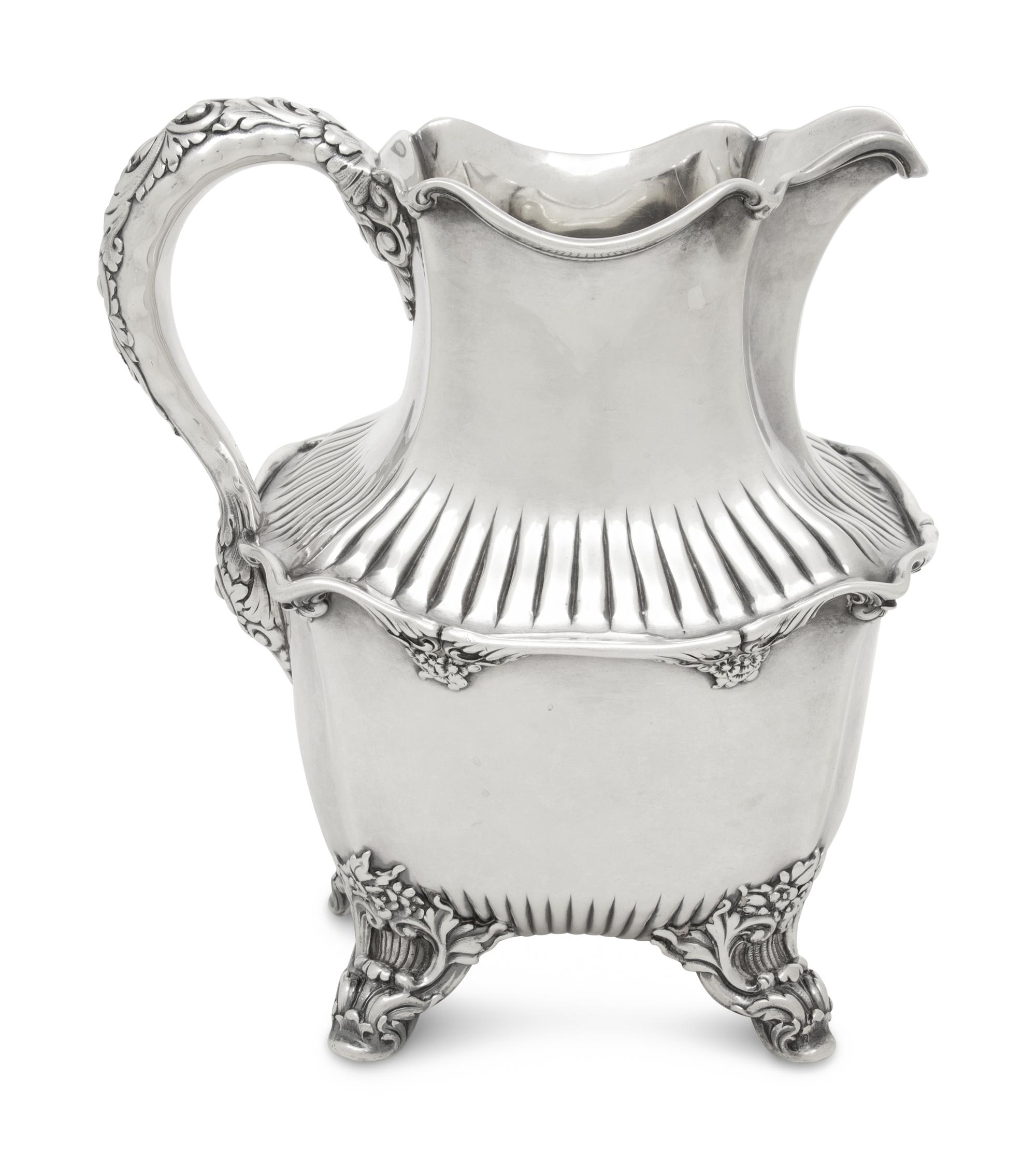 An American Silver Water Pitcher
