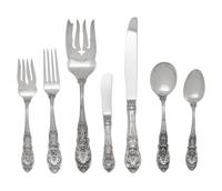 An American Silver Flatware Service