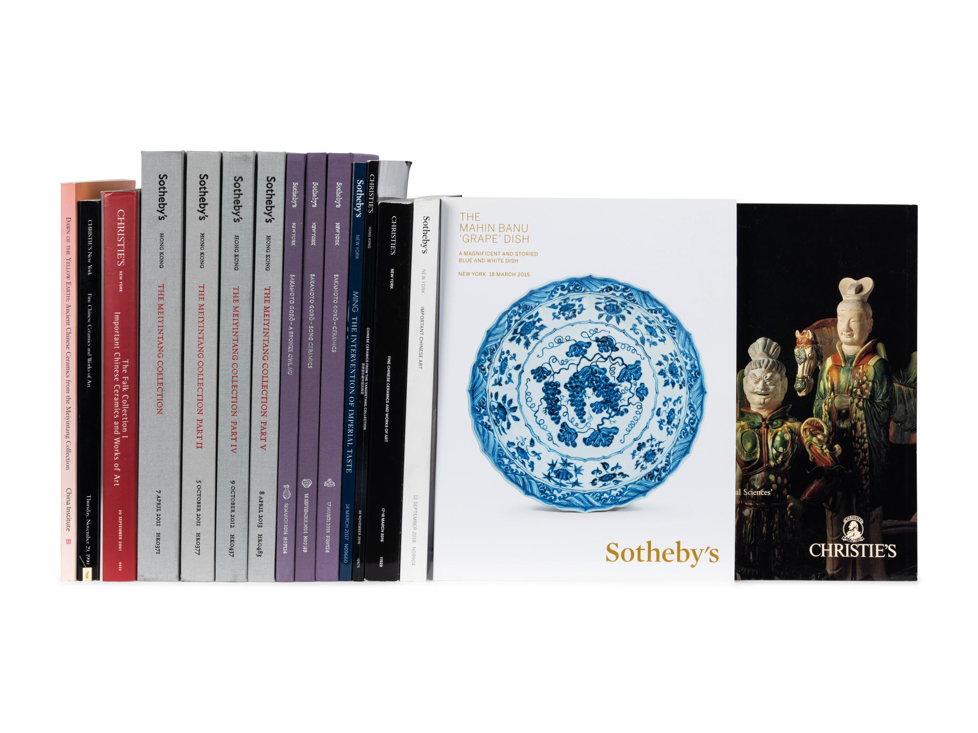 [CERAMICS — AUCTION CATALOGUE] A group of auction catalogues about Chinese Ceramics, comprising: