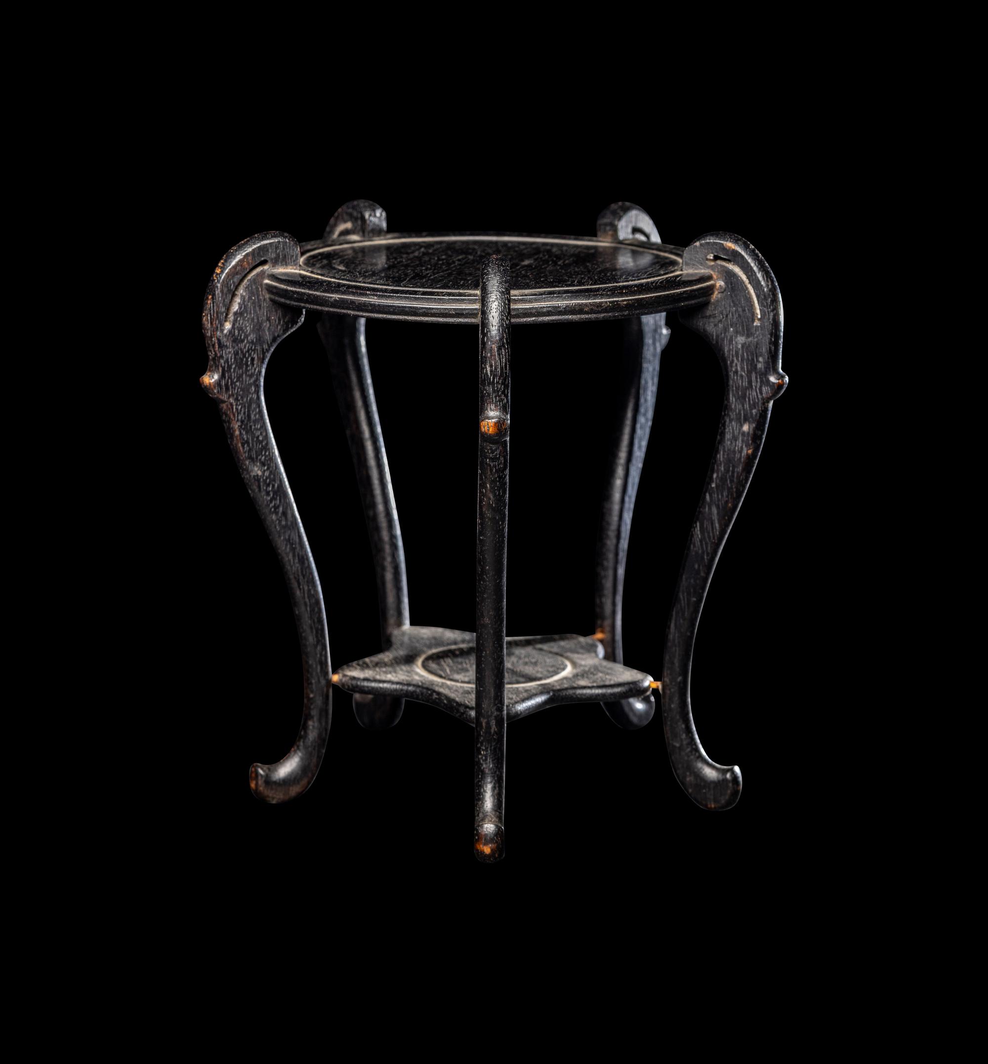 Four Chinese Hardwood Scholar's Objects