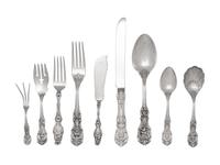 An American Silver Flatware Service