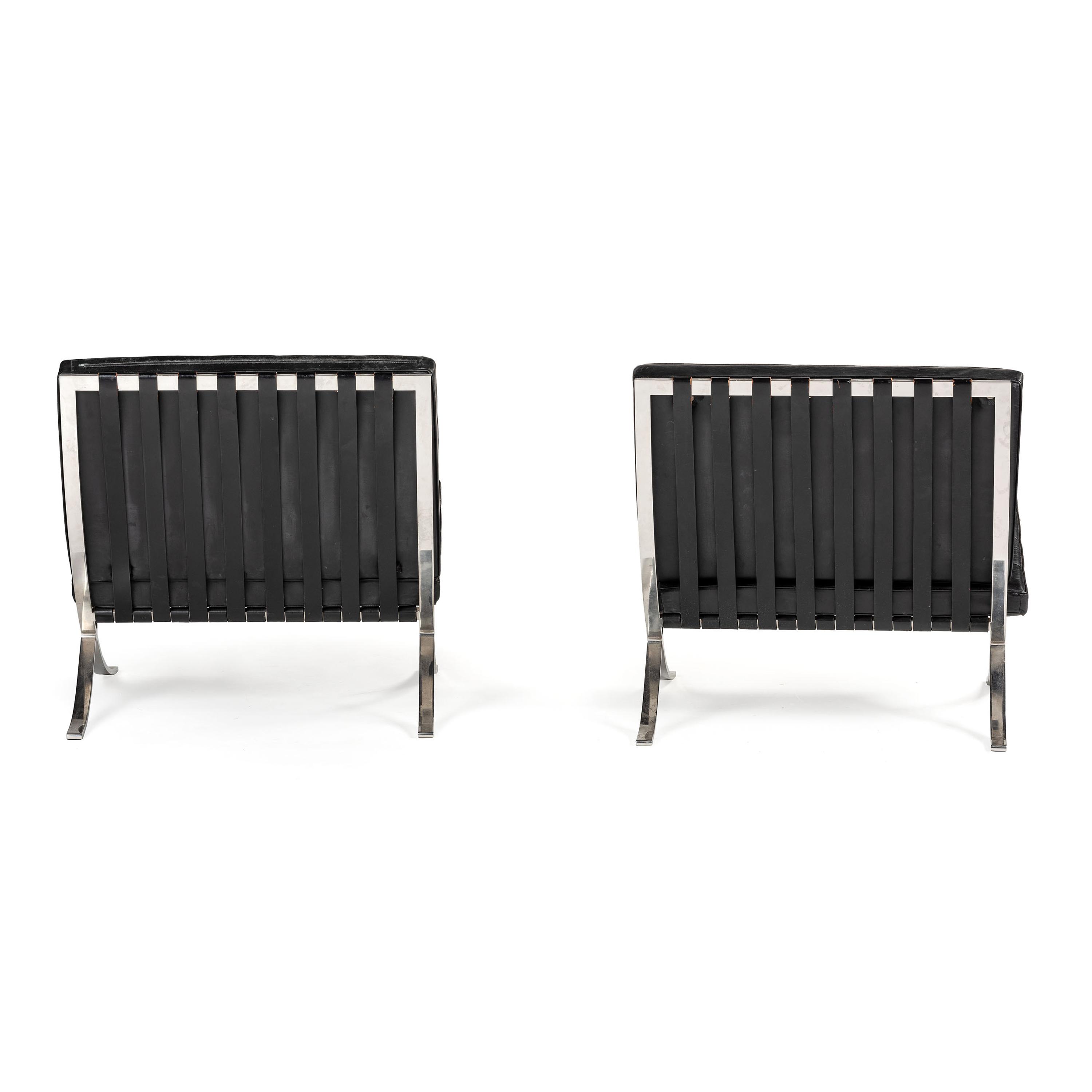 A Pair of Knoll Barcelona Chairs