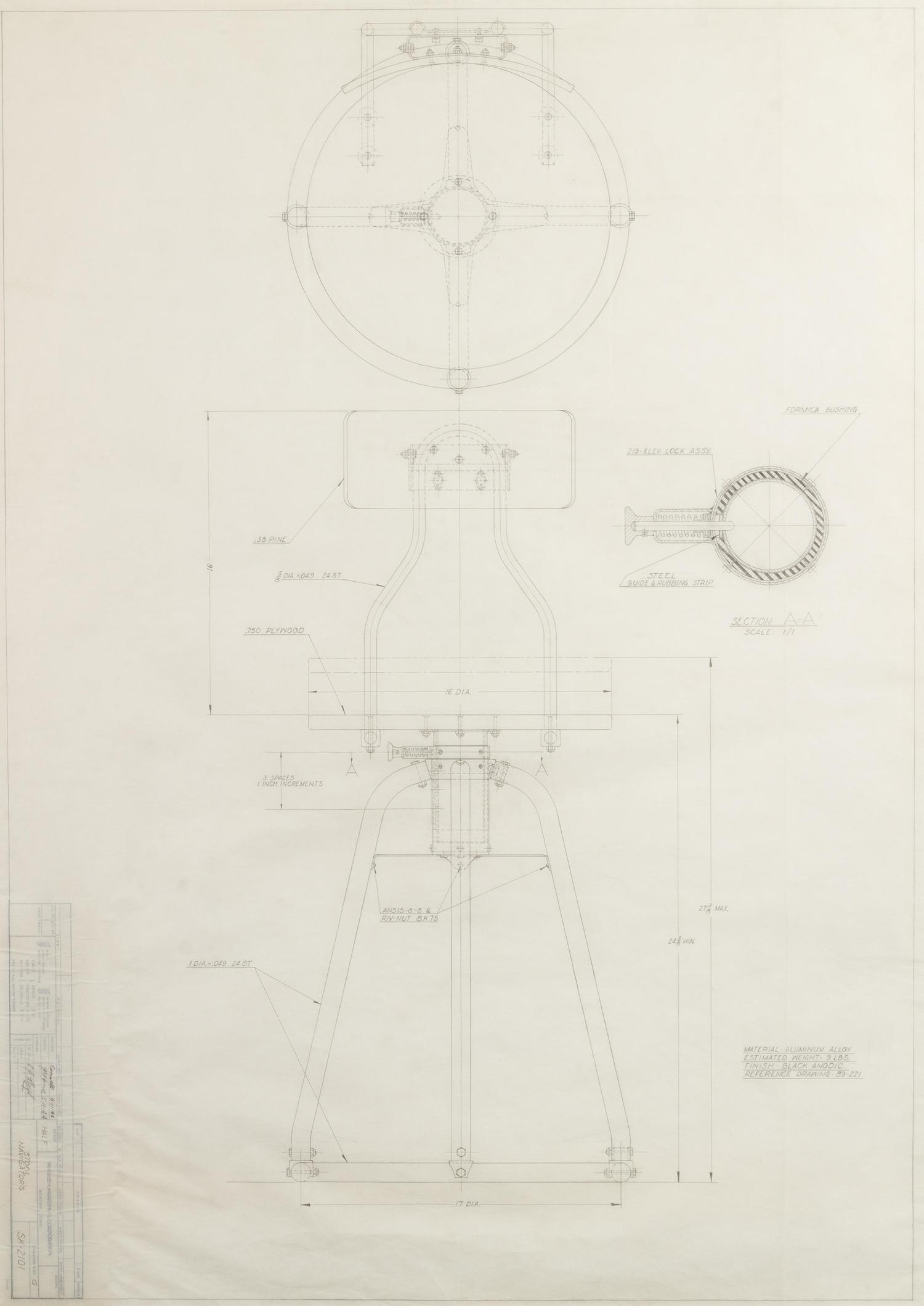 Untitled (Group of Six Mechanical Sketches)