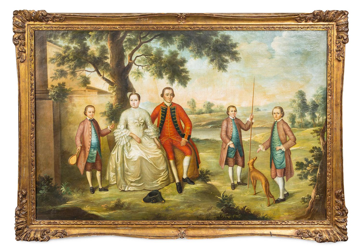 Artist Unknown, (18th Century), Portrait of a Family