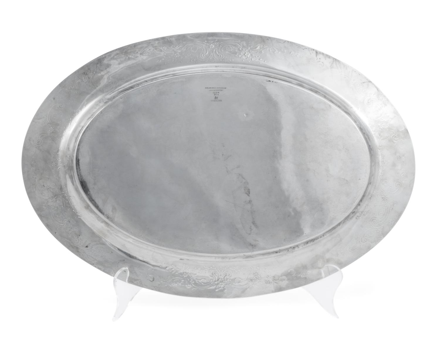 An American Silver Serving Tray