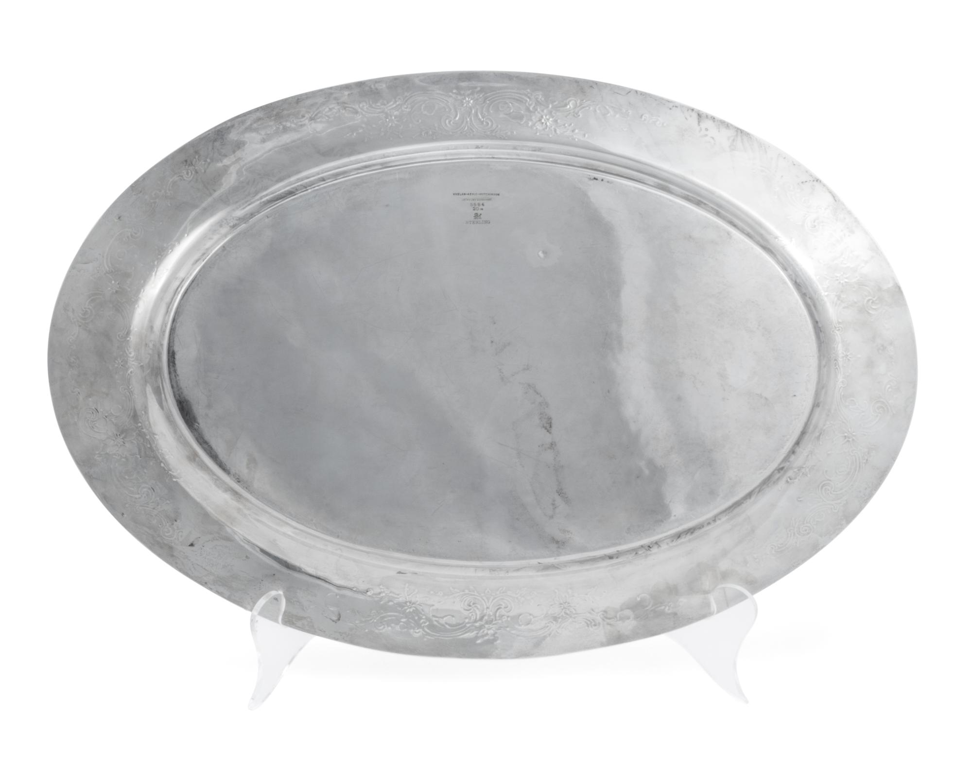 An American Silver Serving Tray