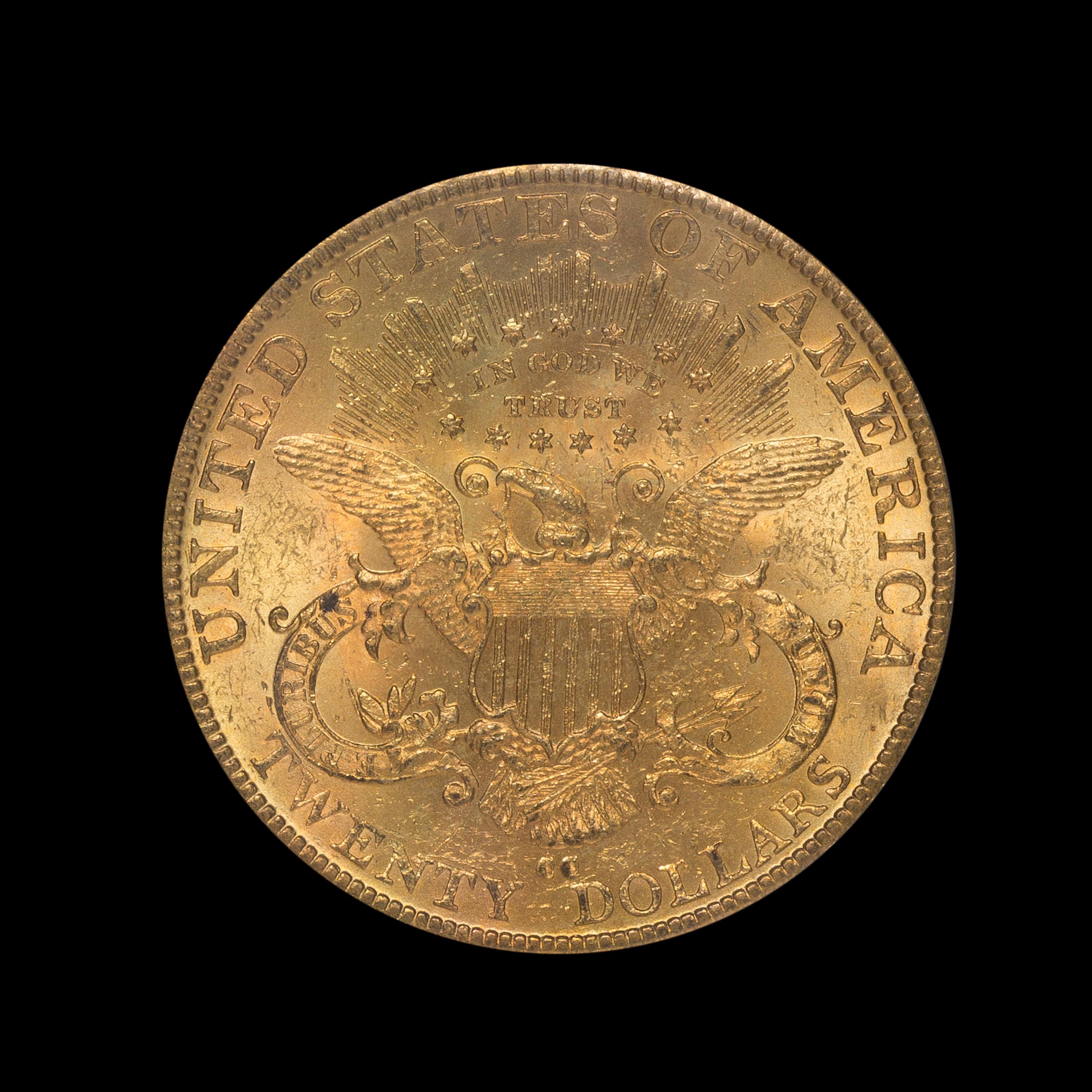 A United States 1889-CC Liberty Head $20 Gold Coin