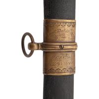 Klingenthal Non-Regulation Combination Hilt French 1838/1853 Sword Presented to Lt. Thomas Hickey - 164th New York Infantry - WIA at Cold Harbor and Died of Wounds