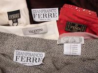 Six Designer Blouses, Fendi, Valentino and Others
