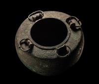 A Greek Bronze Cauldron with Lid