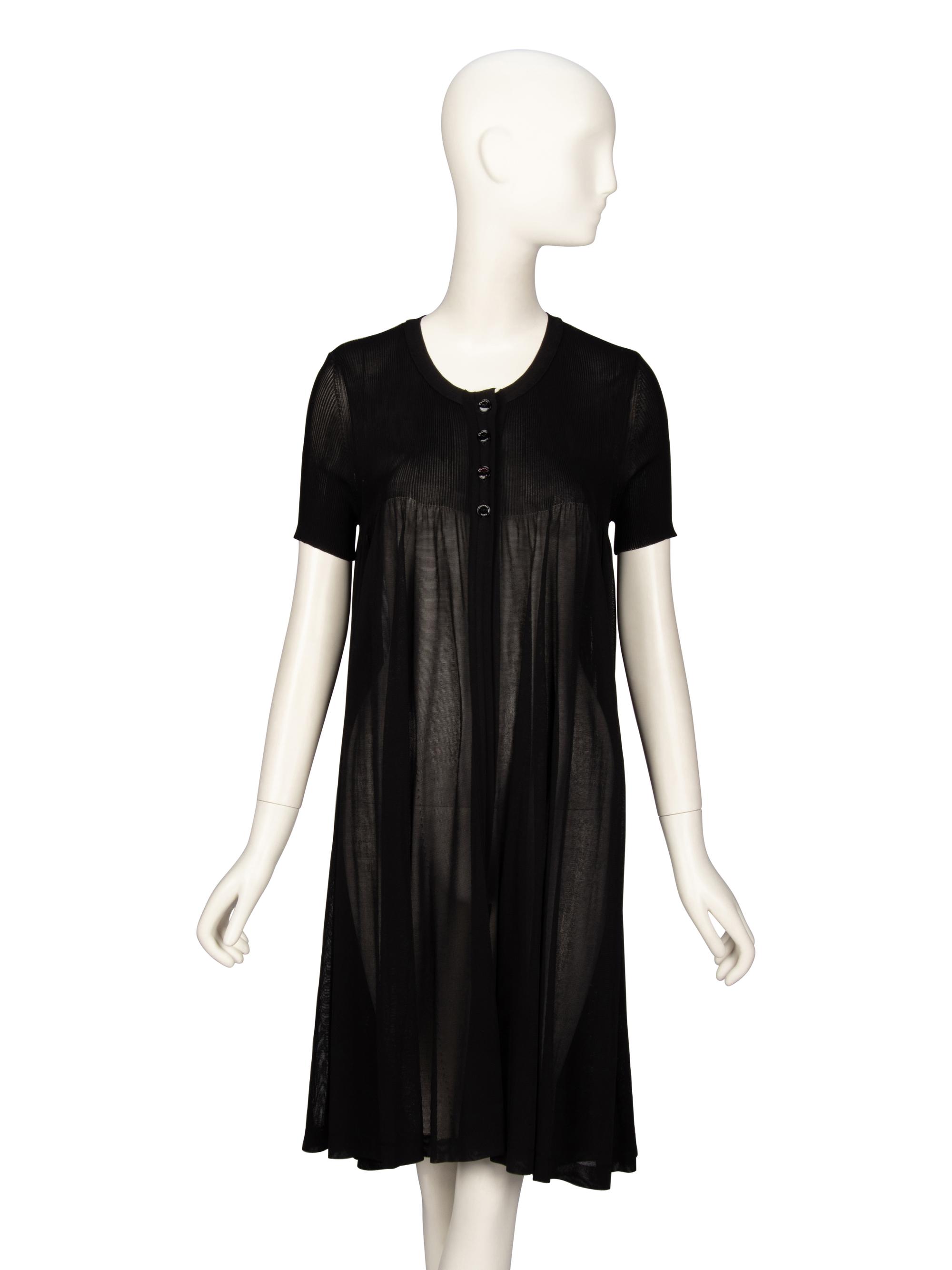 Chanel, Sheer Knit Long Cardigan