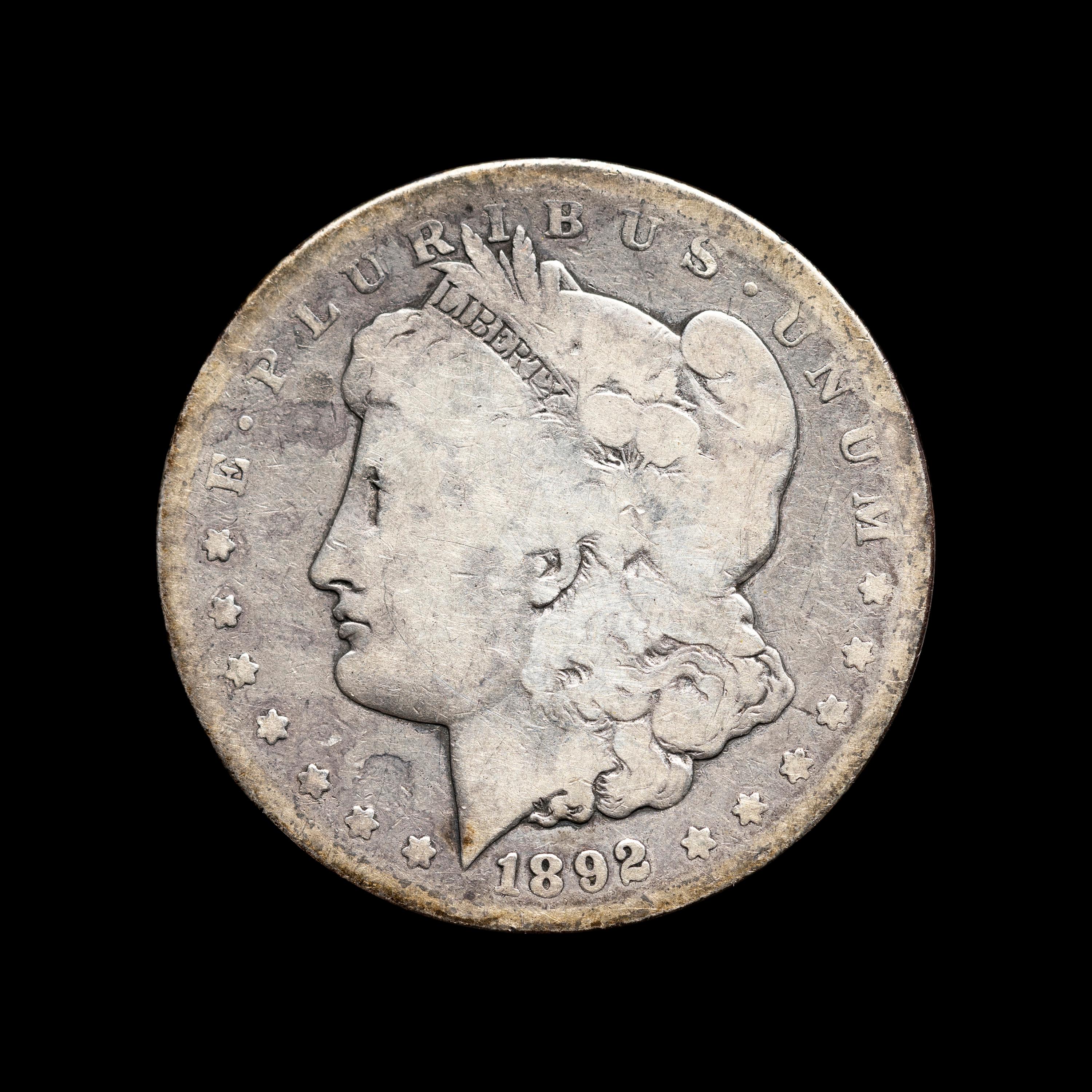 An 1892-CC Morgan $1 Coin