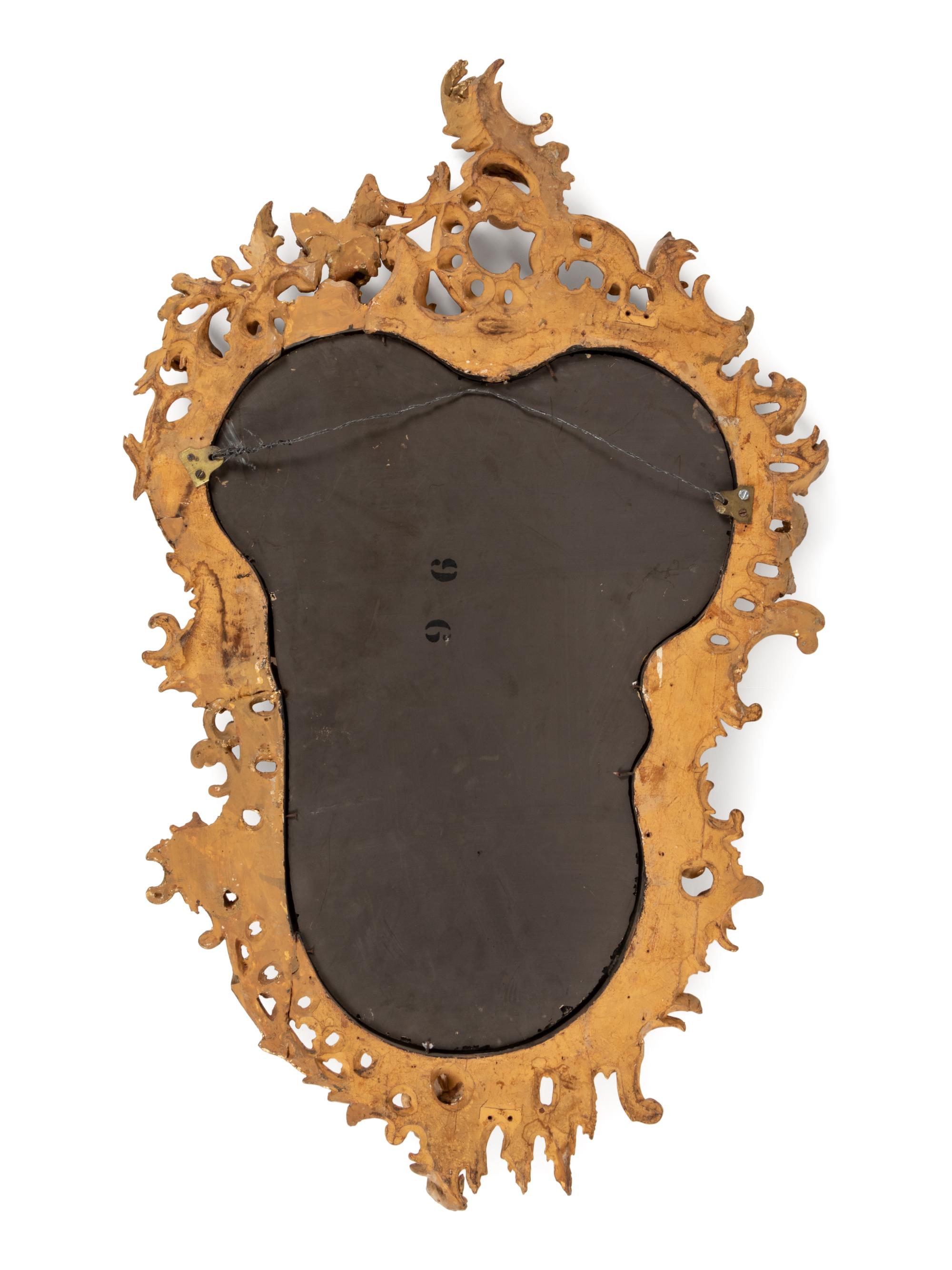 A Pair of Louis XV Giltwood Mirrors