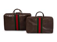 Two Gucci Leather Suitcases, 1970s