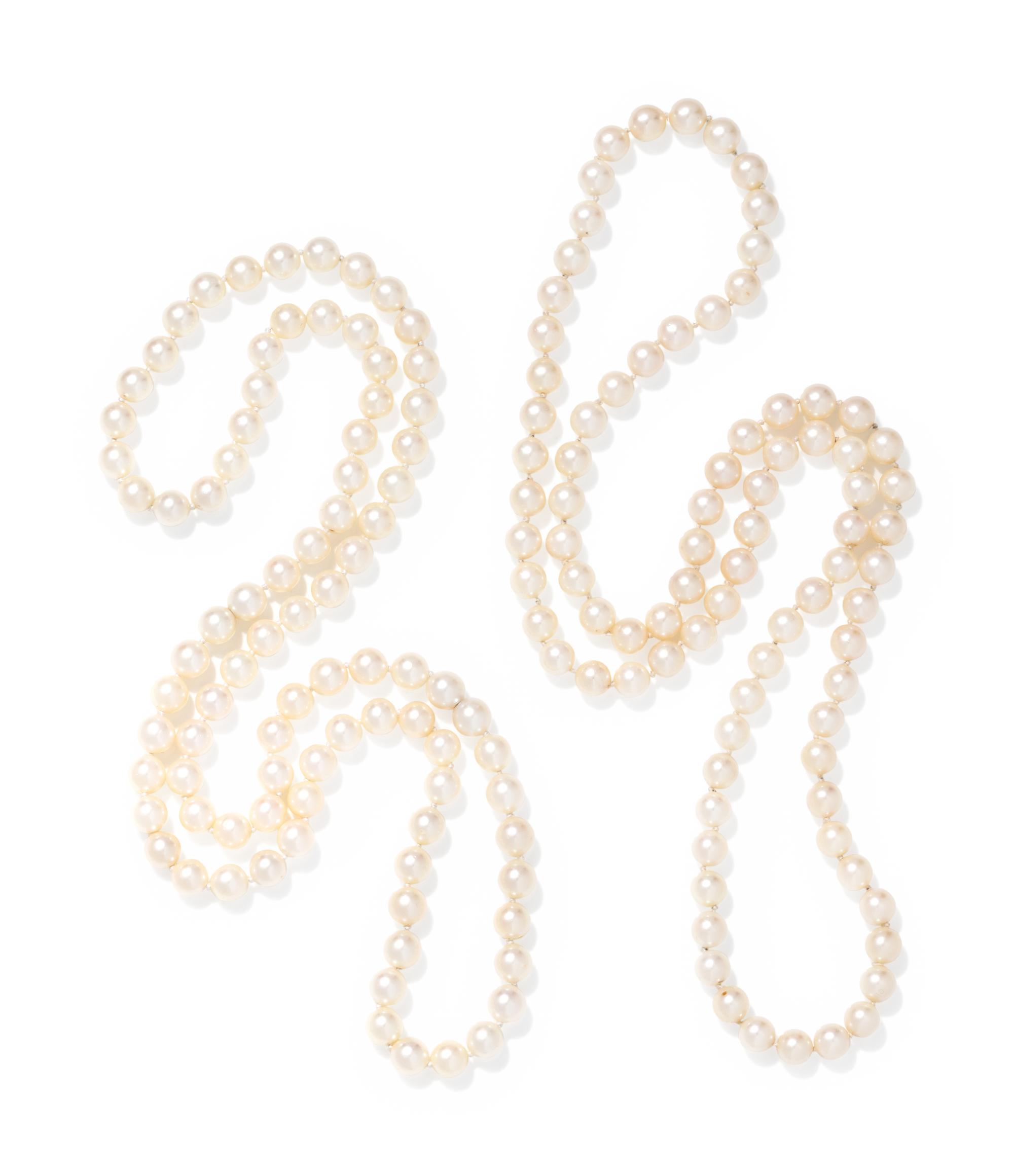 COLLECTION OF CULTURED PEARL NECKLACES