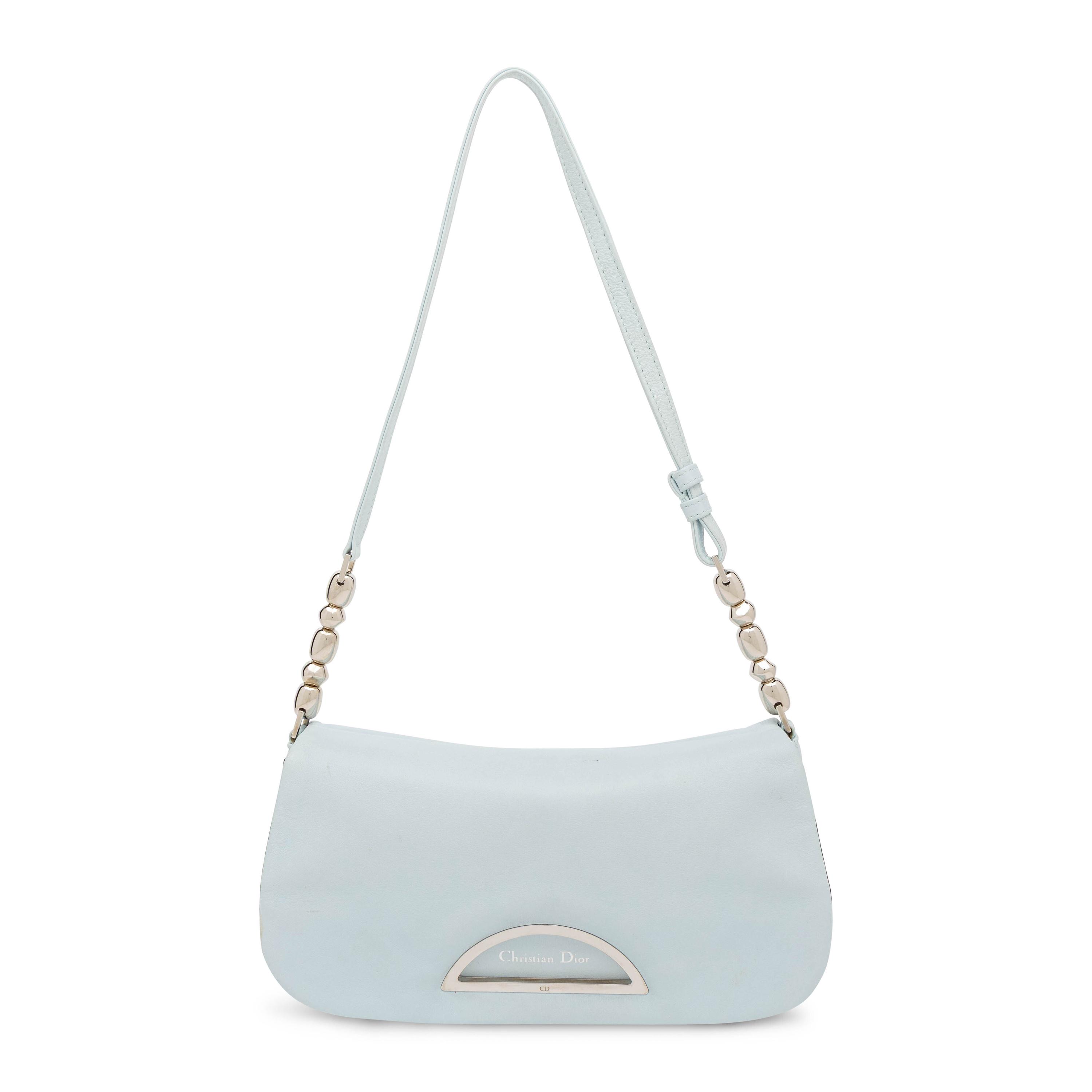 Christian Dior, Malice Bag in Pale Blue Leather