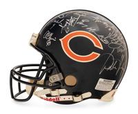A 1980s Chicago Bears Signed Autograph Full Size Helmet (Beckett Authentication Services BAS Certified),