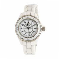Chanel, Ref. H0968, White Ceramic and Stainless Steel 'J12' Date Watch