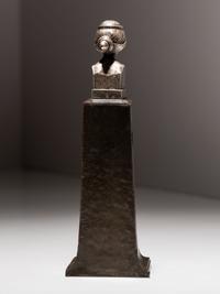 'Ares' Silver Seal with Pedestal Base, c. 1900