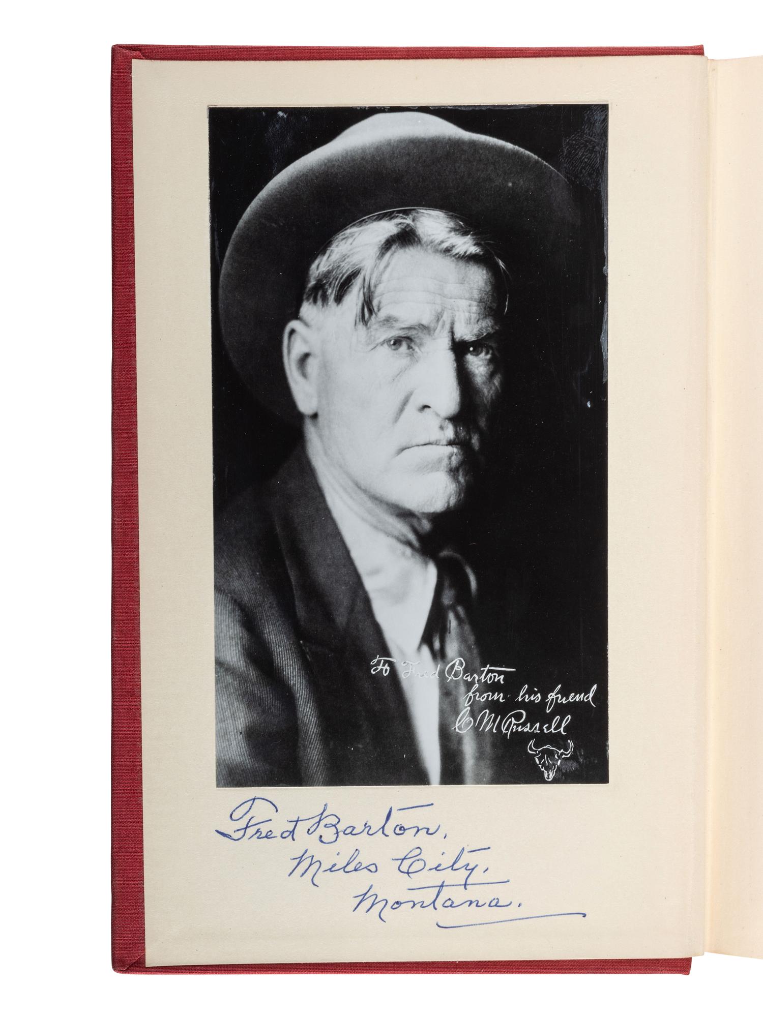 [WESTERN AMERICANA]. Fred Barton Library related to Charles M. Russell and the Old West.