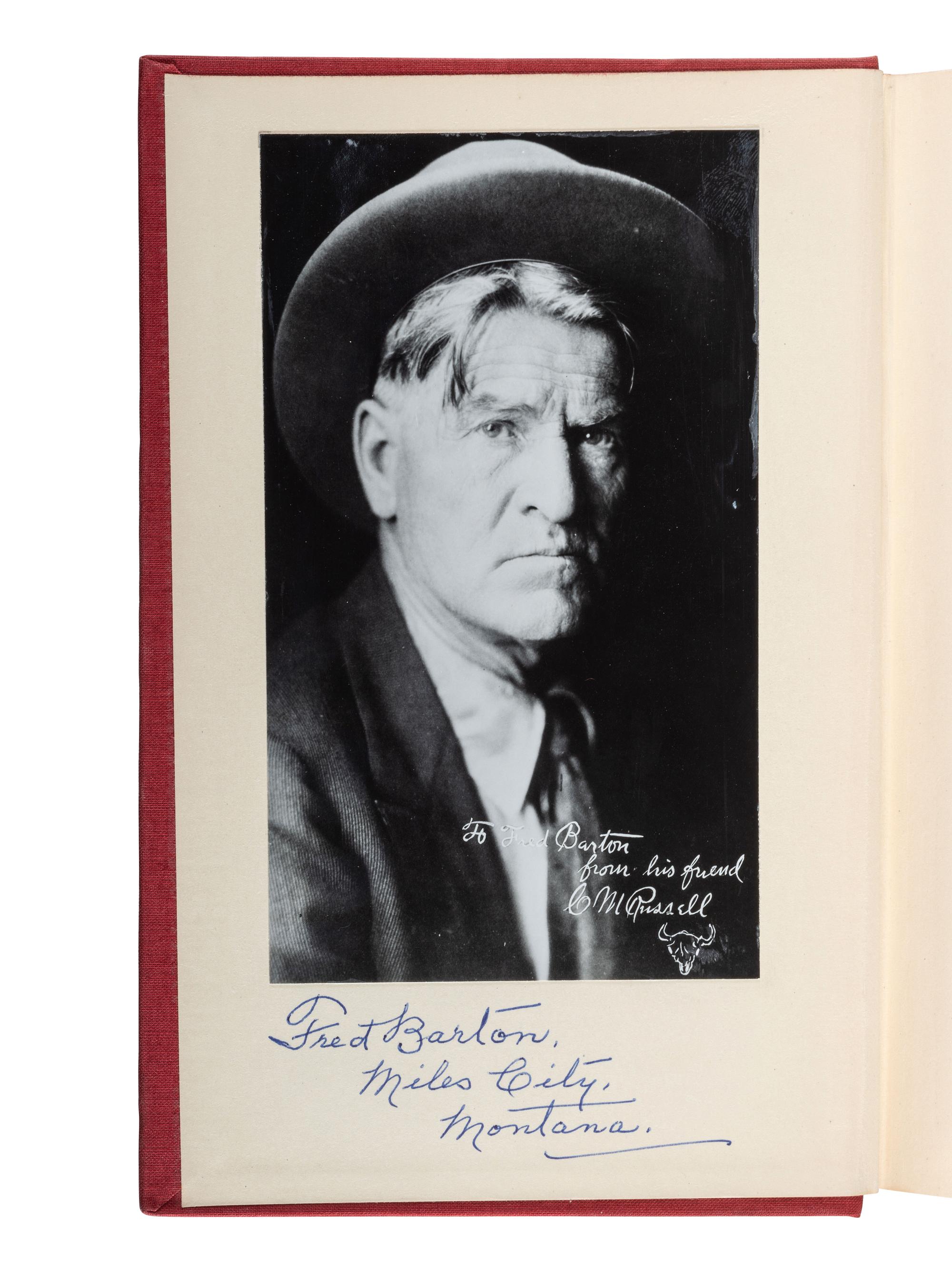 [WESTERN AMERICANA]. Fred Barton Library related to Charles M. Russell and the Old West.