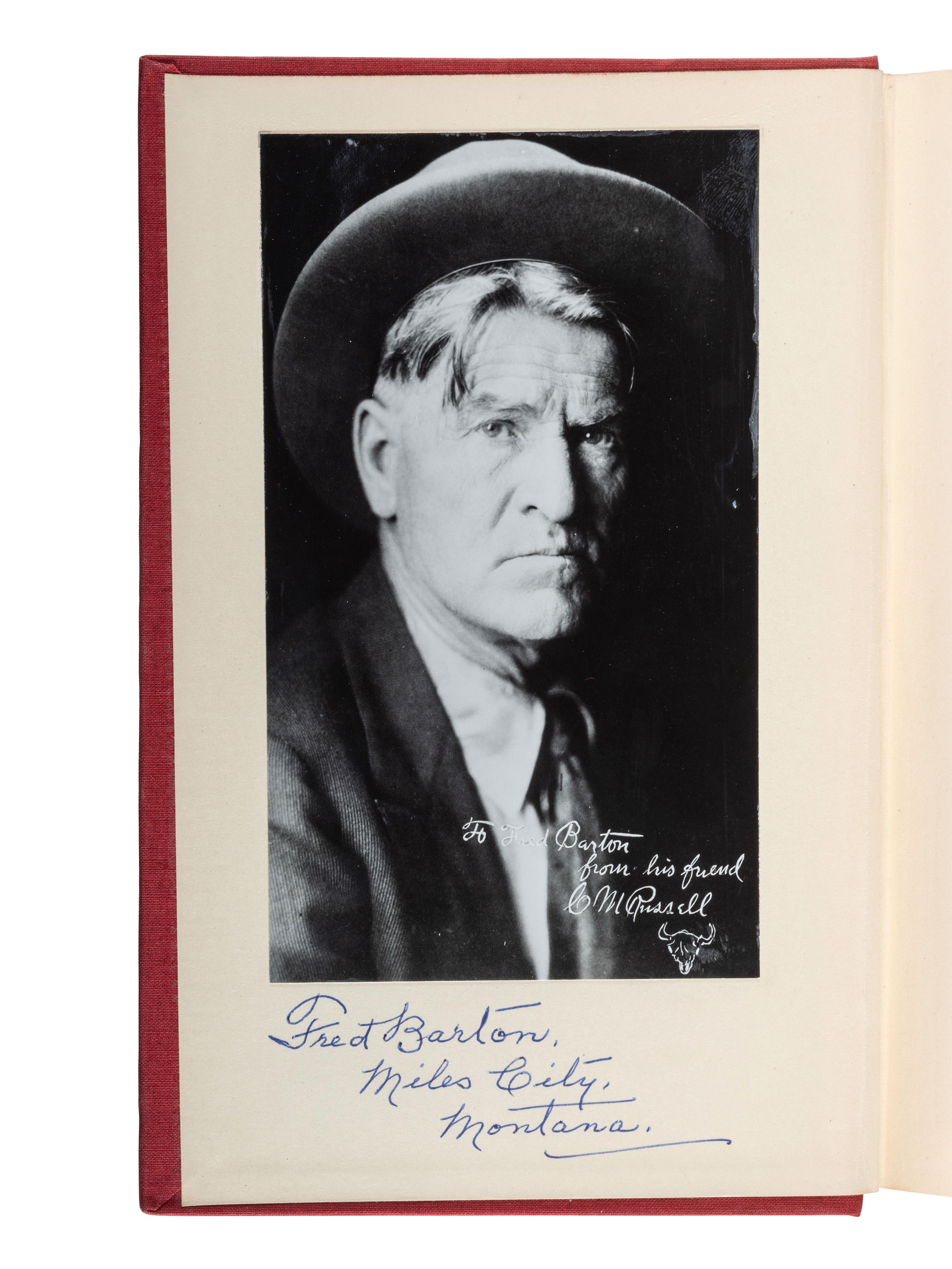 [WESTERN AMERICANA]. Fred Barton Library related to Charles M. Russell and the Old West.
