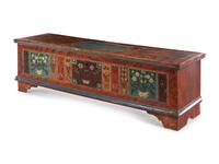 A Scandinavian Painted Blanket Chest