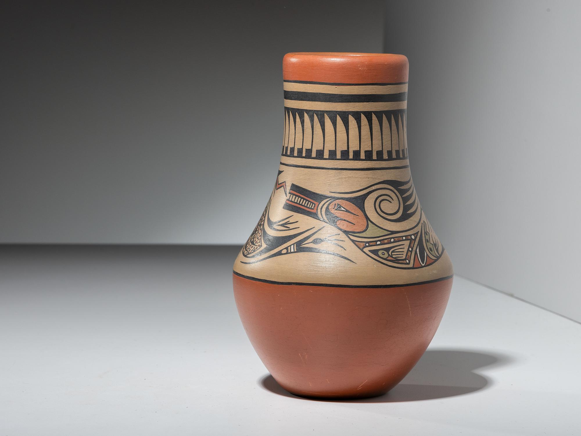 Polychrome Pottery Jar