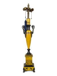 A Tole Table Lamp