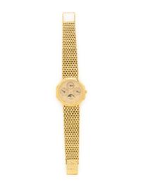 AUDEMARS PIGUET, 18K YELLOW GOLD 'QUANTIEME' 'OCTOGONE' PERPETUAL CALENDAR MOON PHASE WATCH, WITH 18K YELLOW GOLD INTEGRATED BRACELET