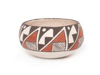 A Laguna Pottery Bowl Height 3 x diameter 6 inches.