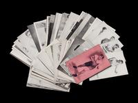 A Group of 66 Early 20th Century Boxing Exhibit Post Cards Including Jack Dempsey, Gene Tunney, Joe Louis and John L. Sullivan,