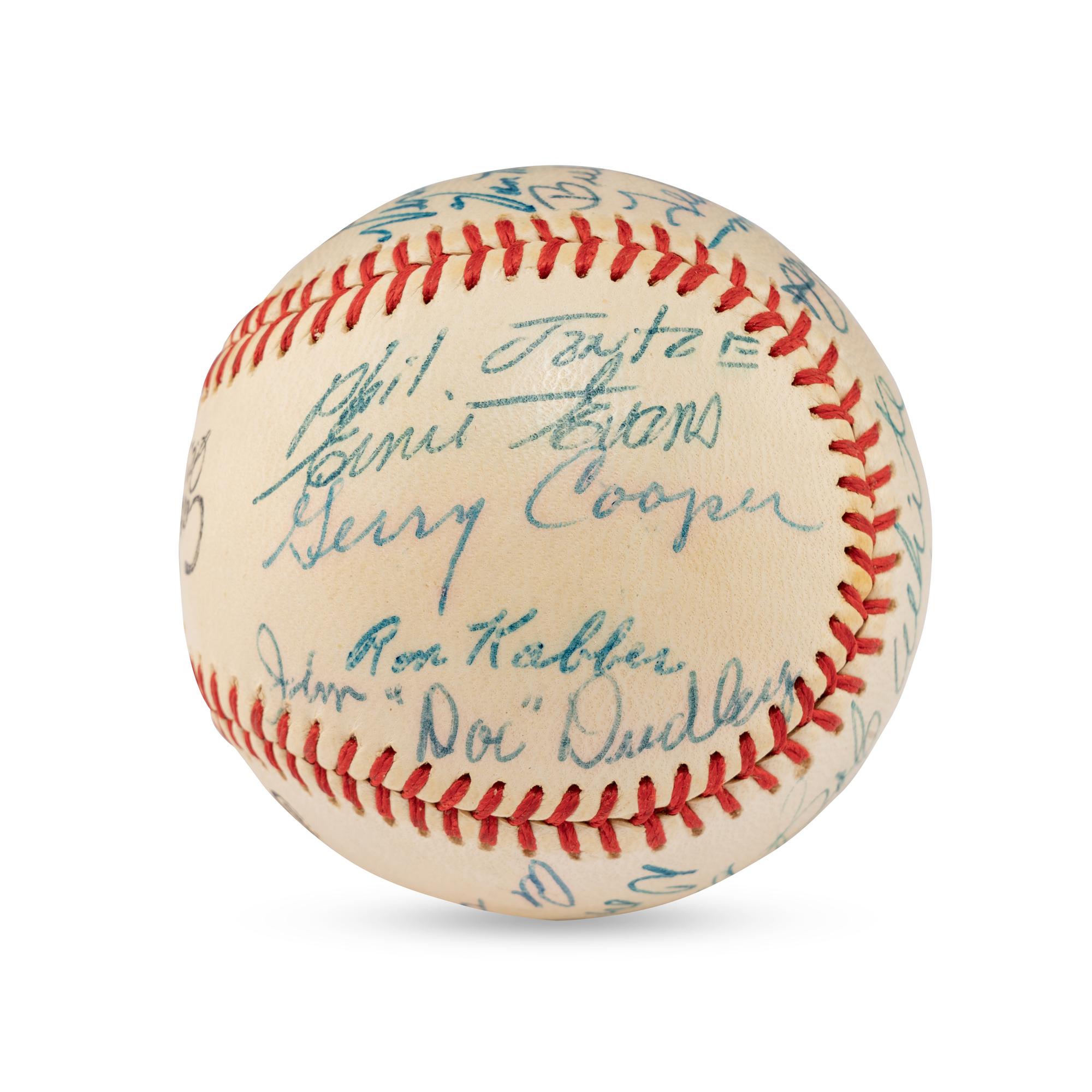A 1958 Winston Salem Red Birds Team Signed Autograph Baseball