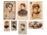 [FIRST LADIES - FRANCES CLEVELAND]. A group of ephemera and photograph of Frances Cleveland, highlighted by an authograph letter signed from the Executive Mansion, comprising:
